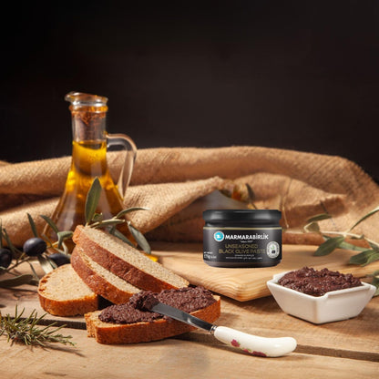 Marmarabirlik, Black Olives Spread, Turkish Olive Paste & Tapenade, Gourmet Mediterranean Flavor, Sandwiches, Crackers, Appetizer, Dips & Salads, Vegan, Kosher, Halal