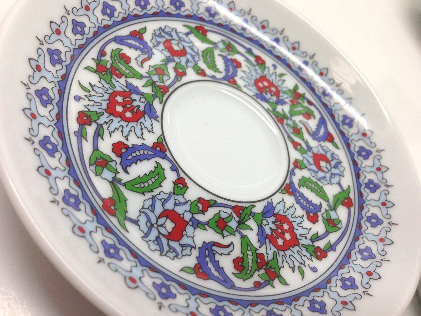 Turkish Coffee, Espresso Set of 6, Porcelain, Coffee Set, Floral, Stylish