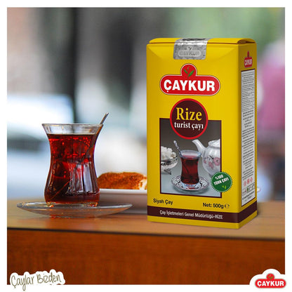 ÇAYKUR Rize Turist Black Tea, Authentic Turkish Loose Leaf Tea, Rich Aroma & Smooth Taste, Daily Rituals & Breakfast tea