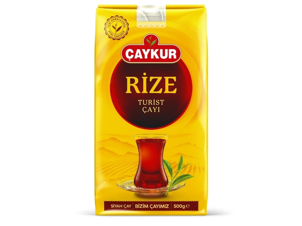 ÇAYKUR Rize Turist Black Tea, Authentic Turkish Loose Leaf Tea, Rich Aroma & Smooth Taste, Daily Rituals & Breakfast tea 500g / 17.6 Oz