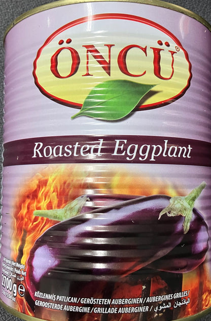 Oncu Roasted Eggplant 5lb15oz Ready-to-Eat Vegan Smokey Flavour Superb Dip Spread Perfect for Baba Ganoush