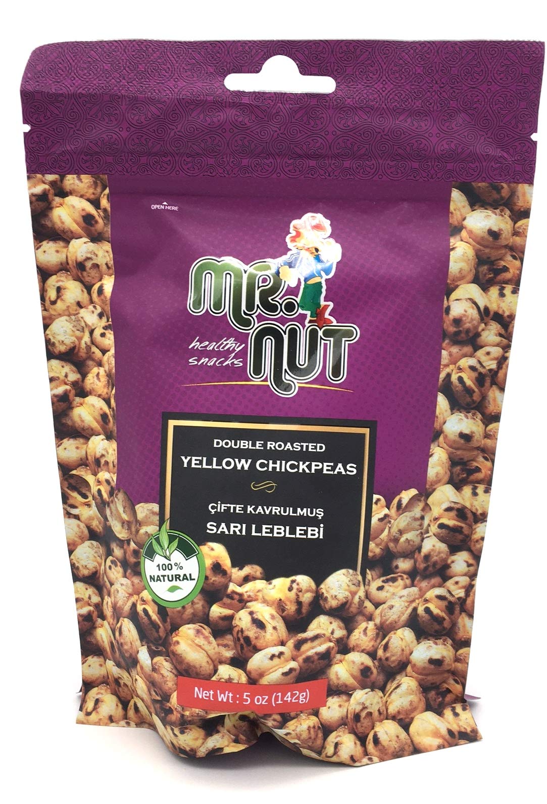 Mr Nut Yellow Chickpeas 5oz (142gr) pack of 3