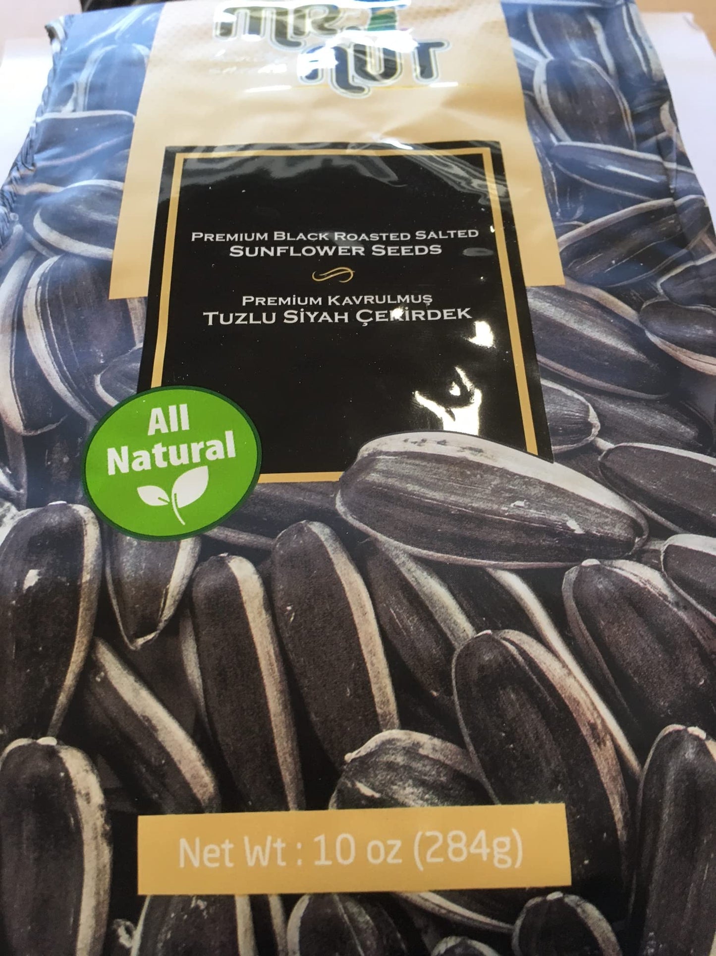 Mr Nut Premium Black Roasted & Salted Sunflower Seeds 284g(10oz)