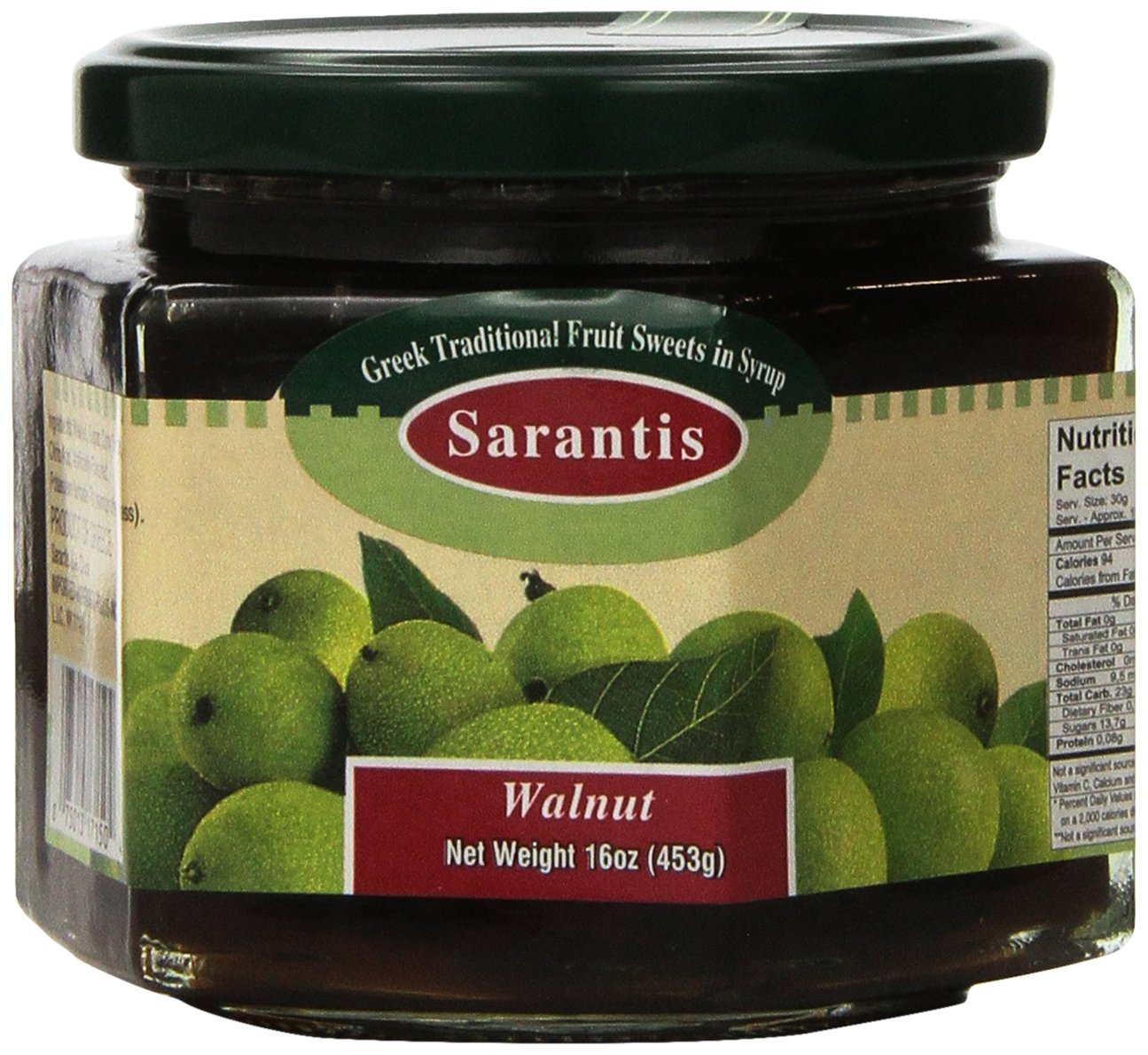 Green Walnut Preserve (Sarantis) 16 oz (453 g)