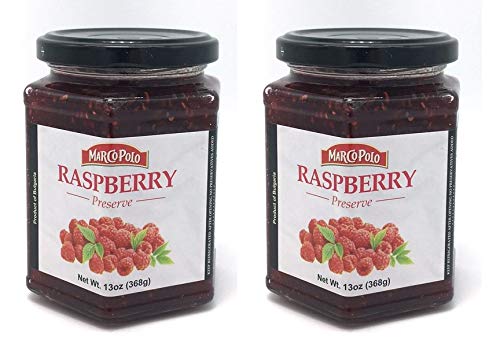 Marcopolo Raspberry Preserve 13oz (368gr net) PACK of 2