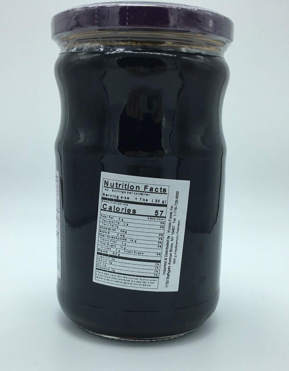 Koska Carob Molasses 800g in Glass Jar (Keci Boynuzu - Harnup Pekmezi)