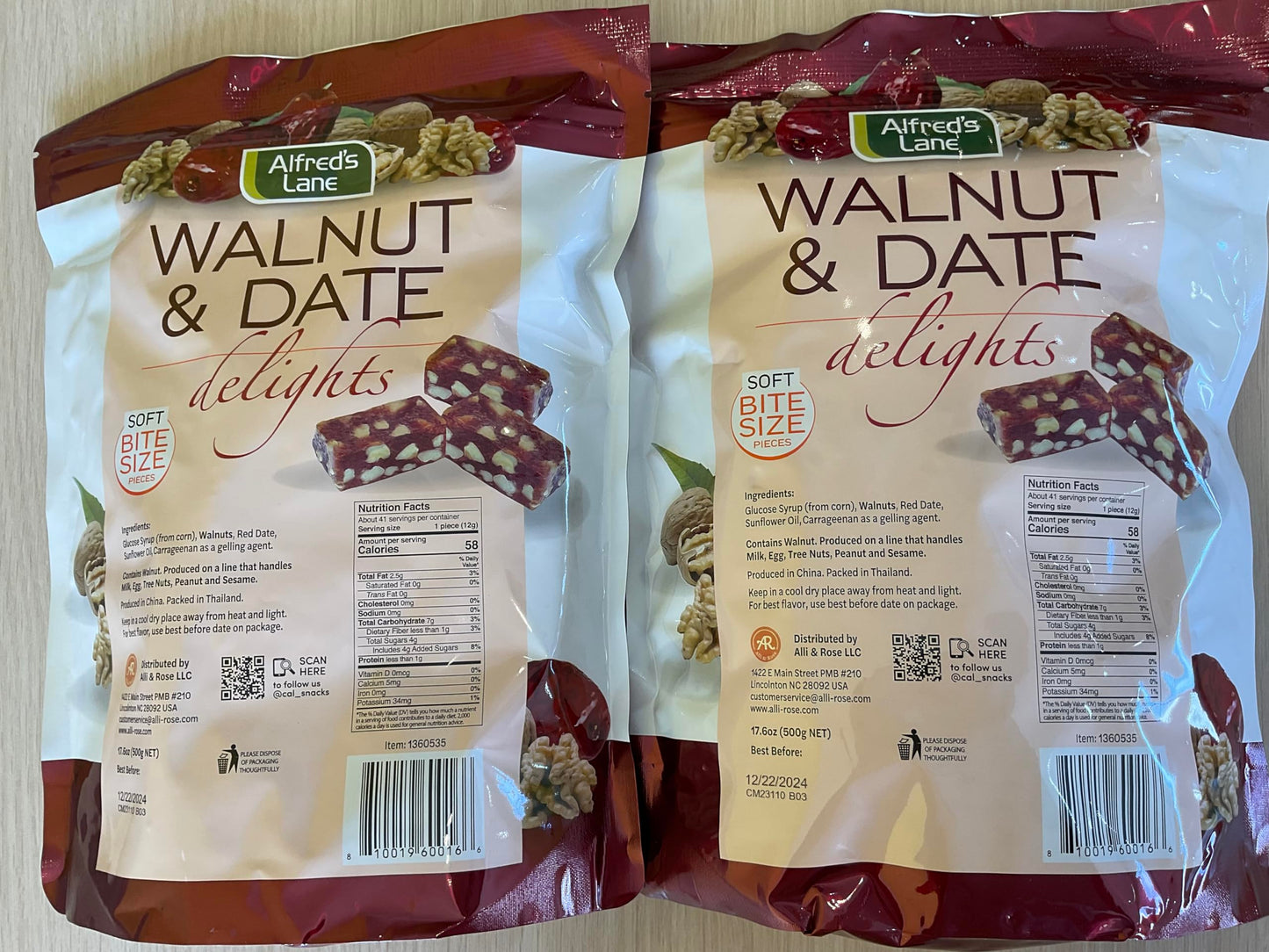 HealthEmpire LLC Walnut & Date Delights 17.6 Ounce (pack of 2)