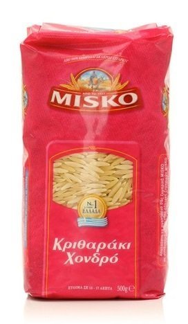 Misko - Greek Orzo Pasta [Risoni Large], (4)- 17.6 oz. Pkgs. by Misko SA (Athens)