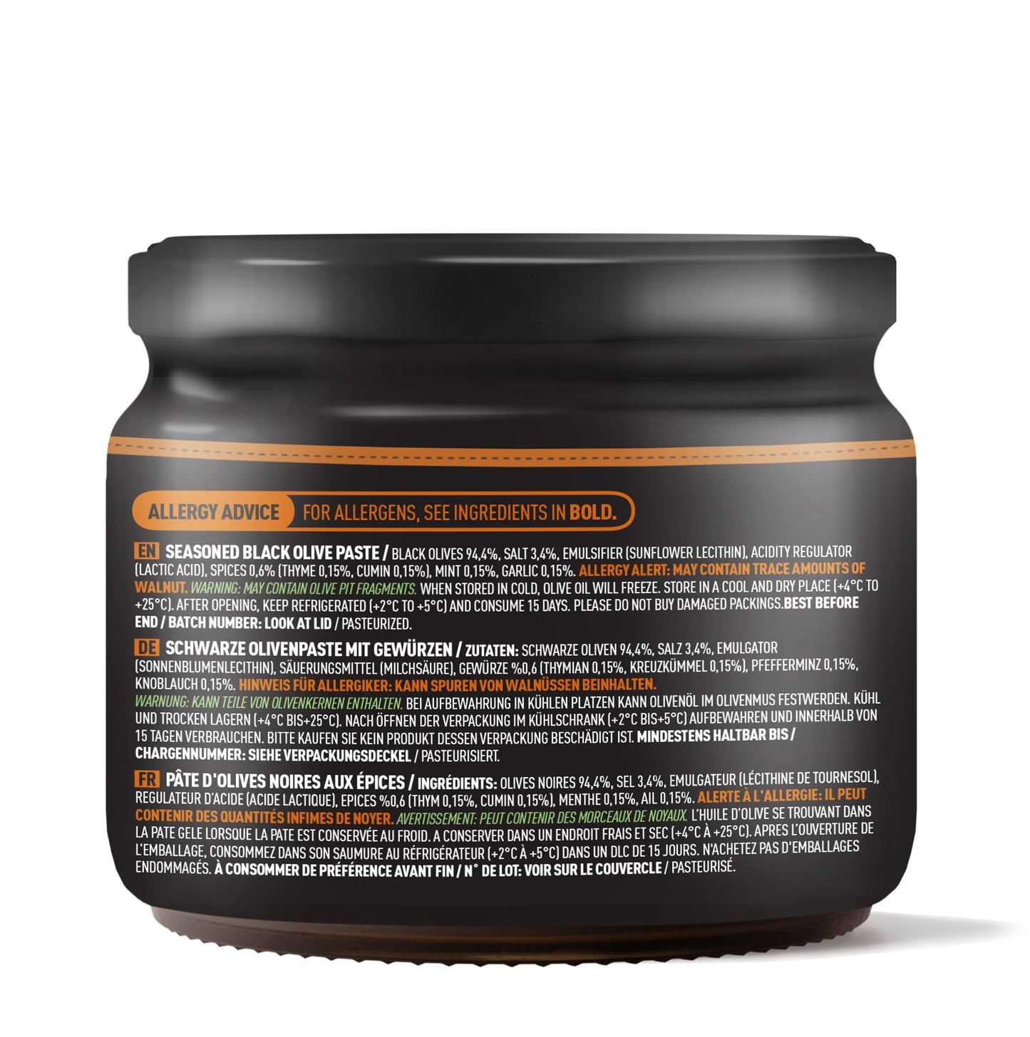 Marmarabirlik, Black Olives Spread Spicy, Turkish Olive Paste & Tapenade, Gourmet Mediterranean Flavor, Sandwiches, Crackers, Appetizer, Dips & Salads, Vegan, Kosher, Halal