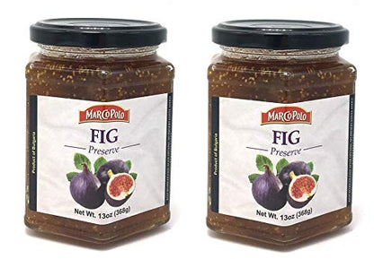 Marcopolo Fig Preserve 13oz (368gr net) PACK of 2