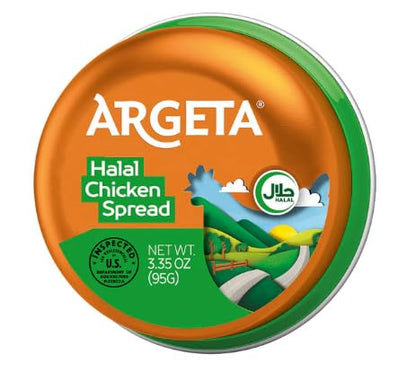 Argeta Pate Spread, Chicken, 3.35oz (Set of 12) HALAL