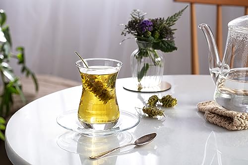Pasabahce 62511 Aida Teeglas 140ml ohne Henkel, 6 Stück