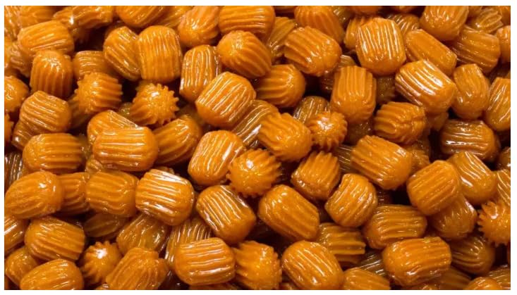 Ipek Tulumba Desert 2.2lb (1kg) or 4.4lb (2kg) Halal Product of Turkey (4.4lb)