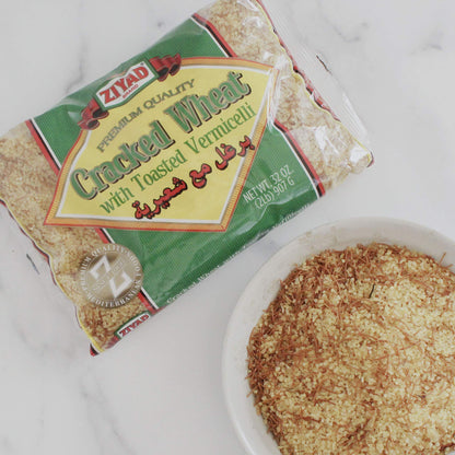 Ziyad Wheat Bulgur – Fiber-Rich Whole Grain, Nutty Flavor & Chewy Texture – Ideal for Tabbouleh, Kibbeh, Curries, Soups & Salads – Easy 30-Minute Prep, Vegan