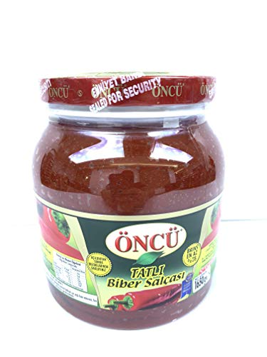 Oncu Traditional and Natural Pastes (Turkish) (Mild Pepper Paste, 1650 Gr / 58.08 Oz)