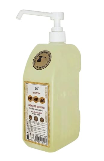 Pereja-b Lemon Cologne WITH PUMP 33.8floz (Turkish Limon Kolonyasi 1Litre)
