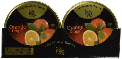 Cavendish & Harvey Candy Tin Orange, 5.3 oz (Pack of 12)