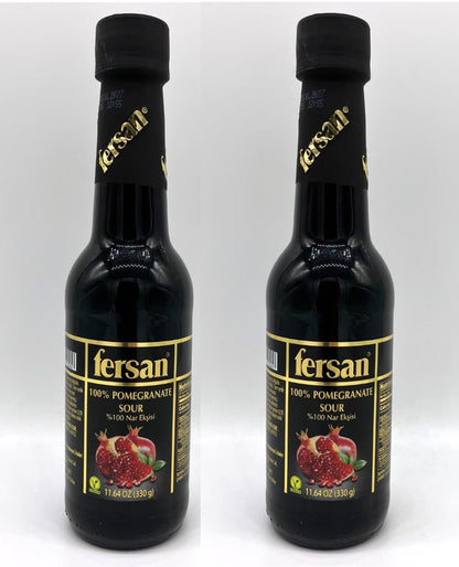 Fersann%100 Pomagranete Sour SET of 2 Nar Eksisi 11.6oz (330g -Glass Bottle)