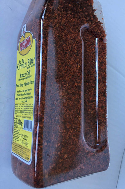 Basak Hot Scaled Red Pepper, (Aci Pul Kirmizi Pul biber) 400g