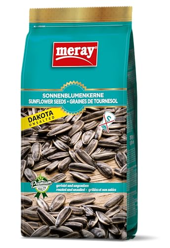 Meray Sunflower Seeds, Dakota Variety, Roasted and Unsalted, 250G