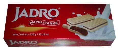 Jadro Filled Wafers, 430g