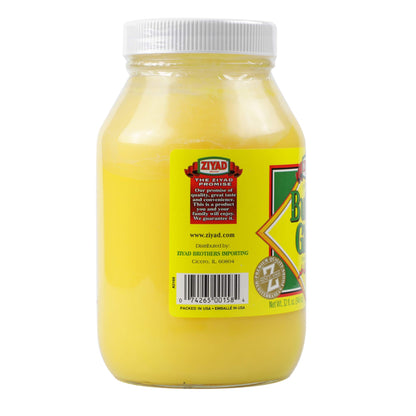 Ziyad Pure Ghee Clarified Butter, Paleo and Keto-Friendly | Lactose and Casein Free | Shelf-Stable, Spreadable, High-Heat Cooking, Roasting, Sautéing, Baking, Coffee,