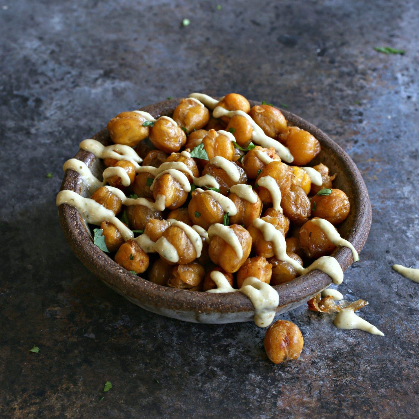 Wild Garden Easy Squeeze, Garlic Aioli, Green Herb Tahini