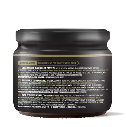 Marmarabirlik, Black Olives Spread, Turkish Olive Paste & Tapenade, Gourmet Mediterranean Flavor, Sandwiches, Crackers, Appetizer, Dips & Salads, Vegan, Kosher, Halal