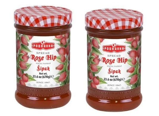 Rose Hip Jam 23.6oz Set of 2*Jars (Each 670g Total 46.12oz)