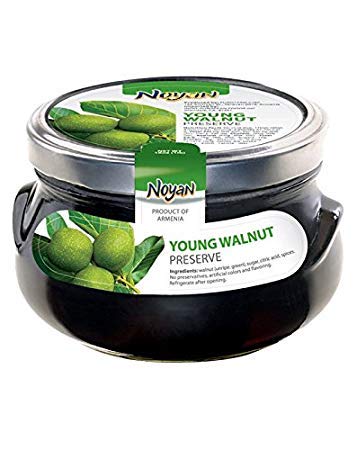 Noyan Young Walnut Preserves 1 Lb. 100% Organic. Armenia (Kosher)