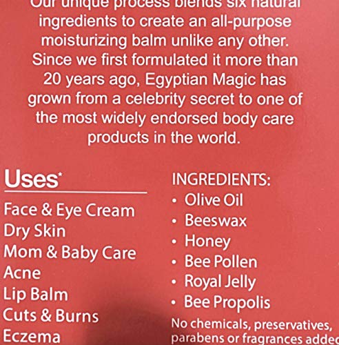 Egyptian Magic All Purpose Skin Cream Bundle - 3 items: 4 oz Jar + 1 oz Jar + .25 oz Jar