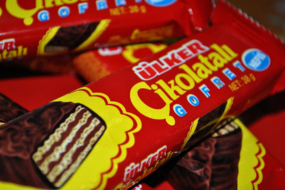Ulker Turkish Biscuits Chocolate Wafer Gofret (1 Box 36 Pieces)