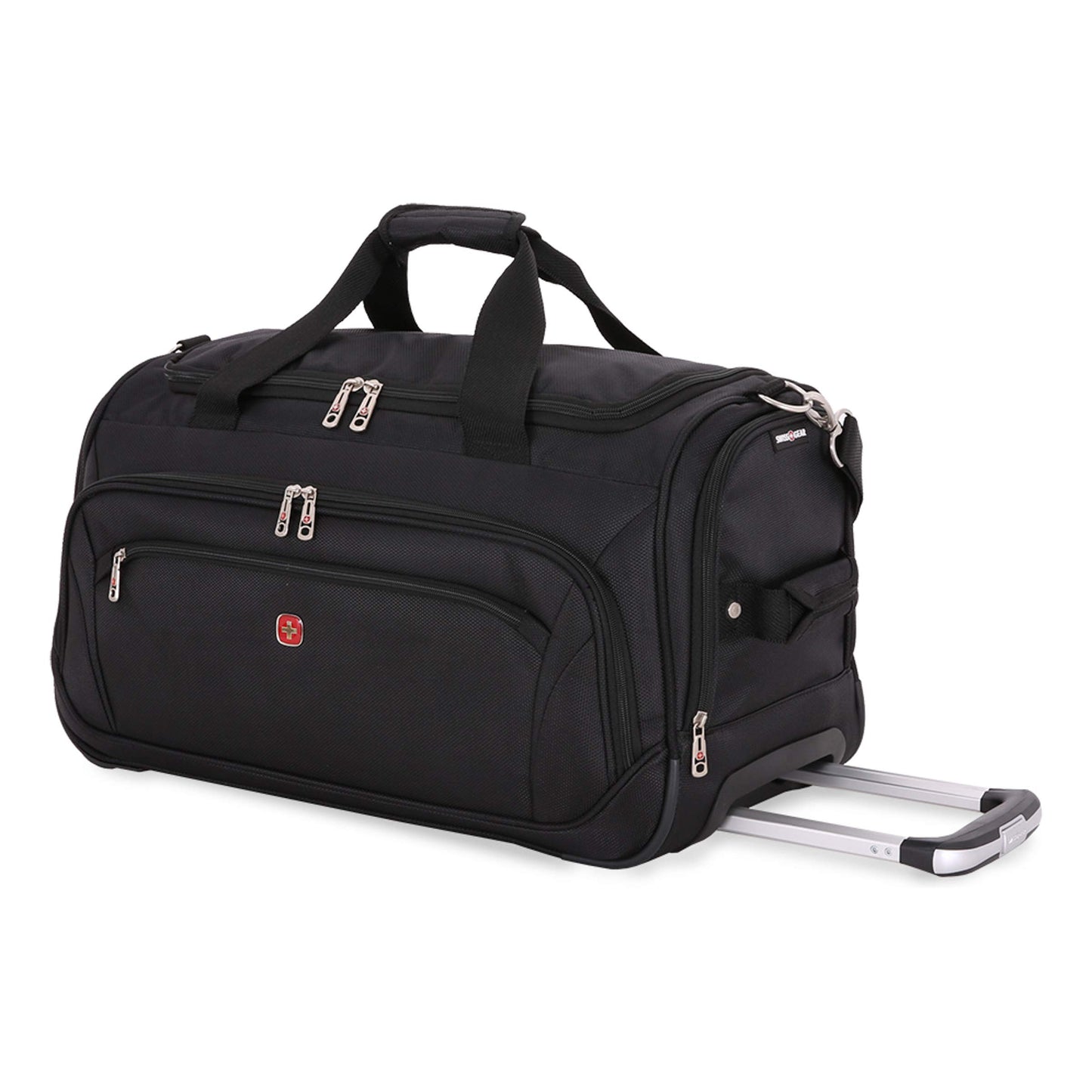 SWISSGEAR Large Lightweight Rolling Duffel | Wheeled, Soft-Shell Luggage | Men's and Women's - Blue/Green
